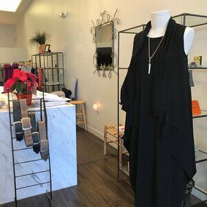 3" Stainless Steel Sword of the Lord Necklace -Shiny Blade 30" Box Chain Womens